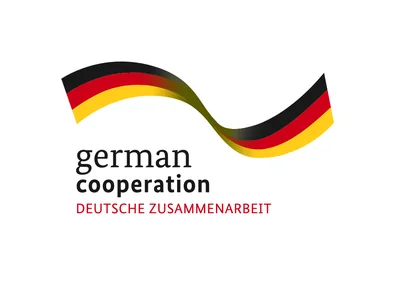 Logo de German Cooperation, Deutsche Zusammenarbeit, cliente de COMING